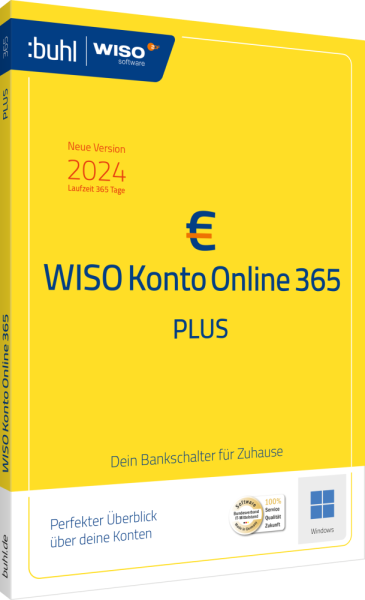 WISO Konto Online Plus 365 (Version 2024)