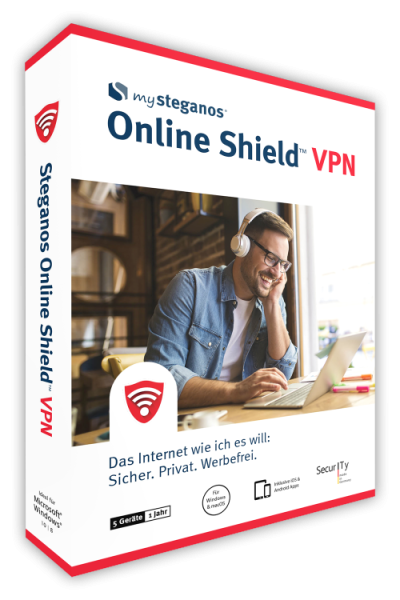mySteganos Online Shield VPN 5 Geräte 1 Jahr