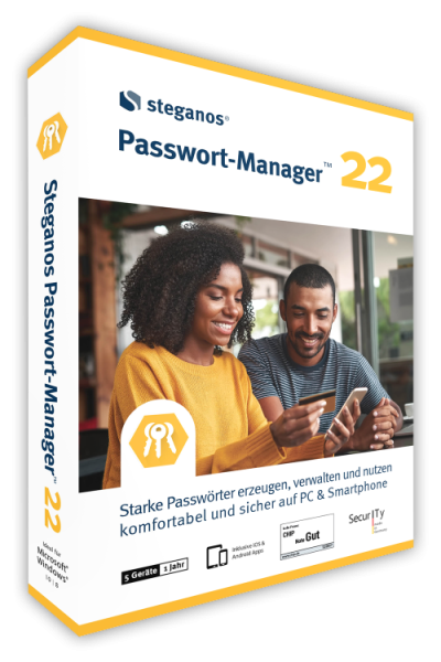 Steganos Passwort Manager 22 (5 Geräte 1 Jahr)